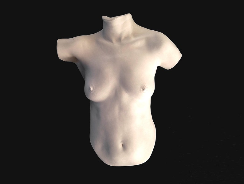 Female Bust Sculpture, Limited edition 1 of 10 Becca Briggs body casting , female body art sculpture image 8
