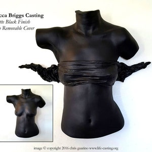 Female Bust Sculpture, Limited edition 1 of 10 Becca Briggs body casting , female body art sculpture image 3