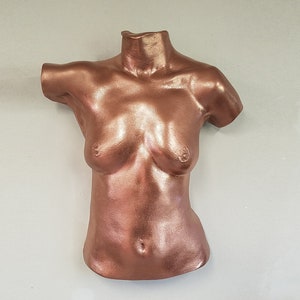 Female Bust Sculpture, Limited edition 1 of 10 Becca Briggs body casting , female body art sculpture image 1