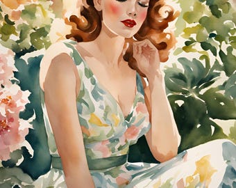 Retro Glamour Coloring Book: Vintage Style Templates for Creative Renewal