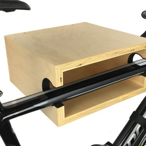 The WC Bike Shelf™ // Bike Rack // Bike Wall Mount // Reclaimed Wood image 6