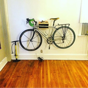 The WC Bike Shelf™ // Bike Rack // Bike Wall Mount // Reclaimed Wood image 3