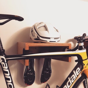 Custom Handcrafted Brook Bike Shelf™ - Bike Wall Mount Rack - Reclaimed Wood - Etsy Top Seller"