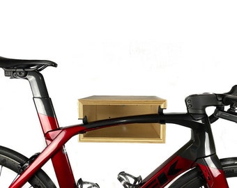 The WC Offset Bike Shelf™ (1/2 inch Offset) // Bike Rack // Bike Wall Mount // Reclaimed Wood