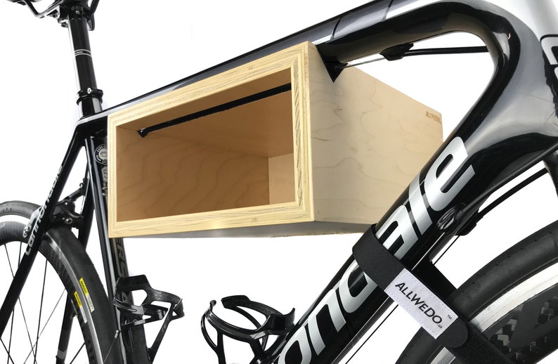 The D-Town Bike Shelf™ // Bike Rack // Bike Wall Mount // Reclaimed Wood image 2