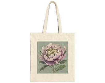 Botanical Bloom Tote Bag - Watercolor Flowers