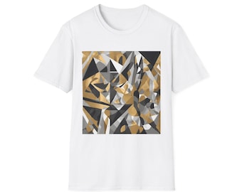 geometric pulse t-shirt | modern abstract art