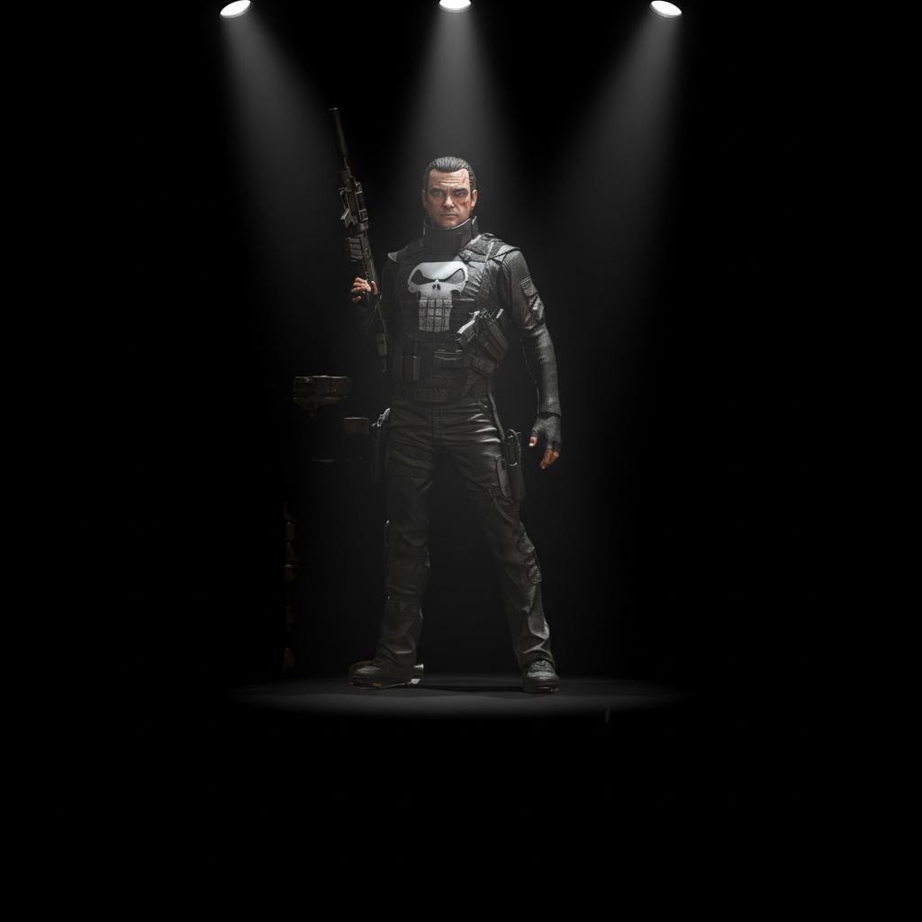 Punisher War Zone Figure - Etsy