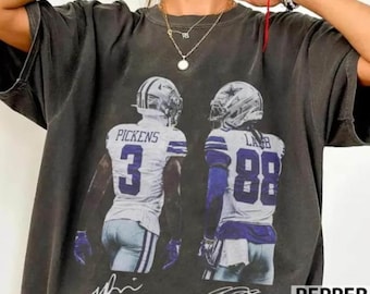 George Pickens Ceedee Lamb Shirt, Dallas Cowboys Football Tee, Dallas Cowboys Fan Gift, Football Game Day Shirt