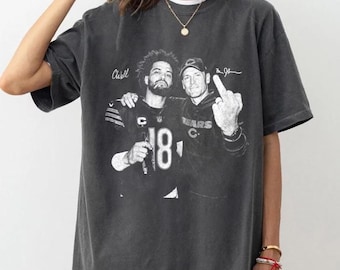 Caleb Williams Ben Johnson Shirt, Chicago Football Shirt, Vintage Graphic Sweatshirt, Fan Apparel