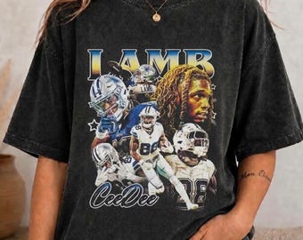 Ceedee Lamb Shirt, Ceedee Lamb Vintage Design Shirt Comfort Colors 90s For Gift, Vintage Graphic Sweatshirt