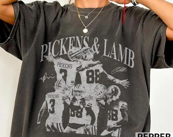 Ceedee Lamb George Pickens Shirt, Ceedee Lamb George Pickens Football Vintage Comfort Colors Shirt, Vintage Graphic Sweatshirt