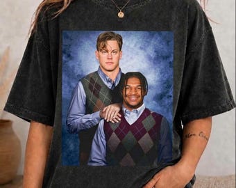 Ja'marr Chase Joe Burrow Shirt, Cincinnati Football T-Shirt, Step Brothers Football Shirt, Bengals Football Shirt