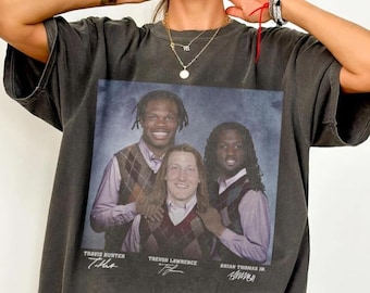 Travis Hunter Trevor Lawrence Brian Thomas Jr. Football Shirt, Jacksonville Step Bros Shirt, Vintage Graphic Sweatshirt, Fan Apparel