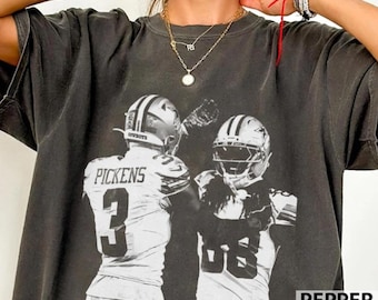 George Pickens Ceedee Lamb Shirt, Comfort Colors George Pickens And Ceedee Lamb Dallas Football T-Shirt, Vintage Graphic Sweatshirt