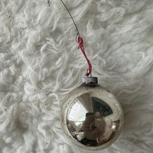 Vintage Mercury Glass Ornament