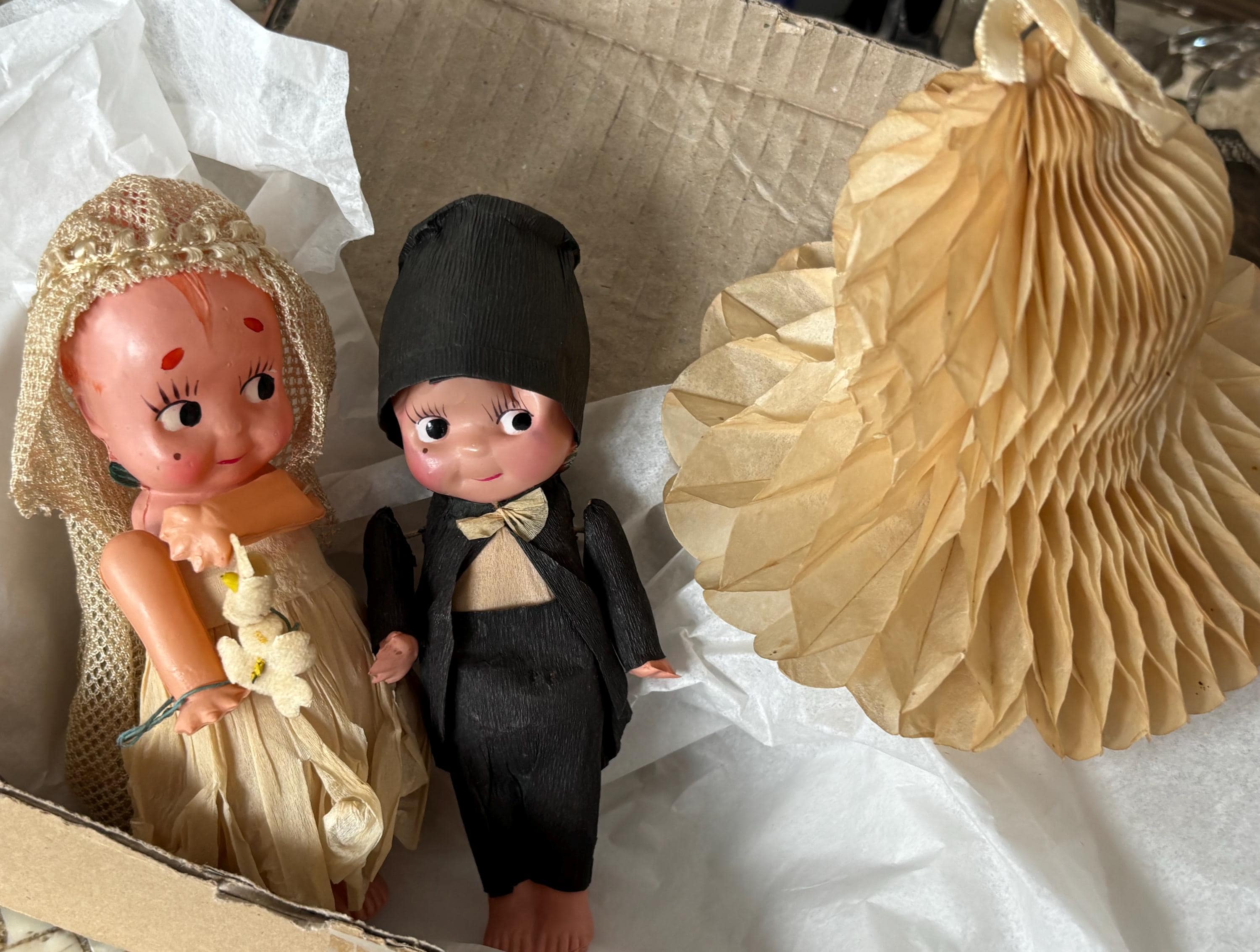 Kewpie Bride and Groom - Etsy