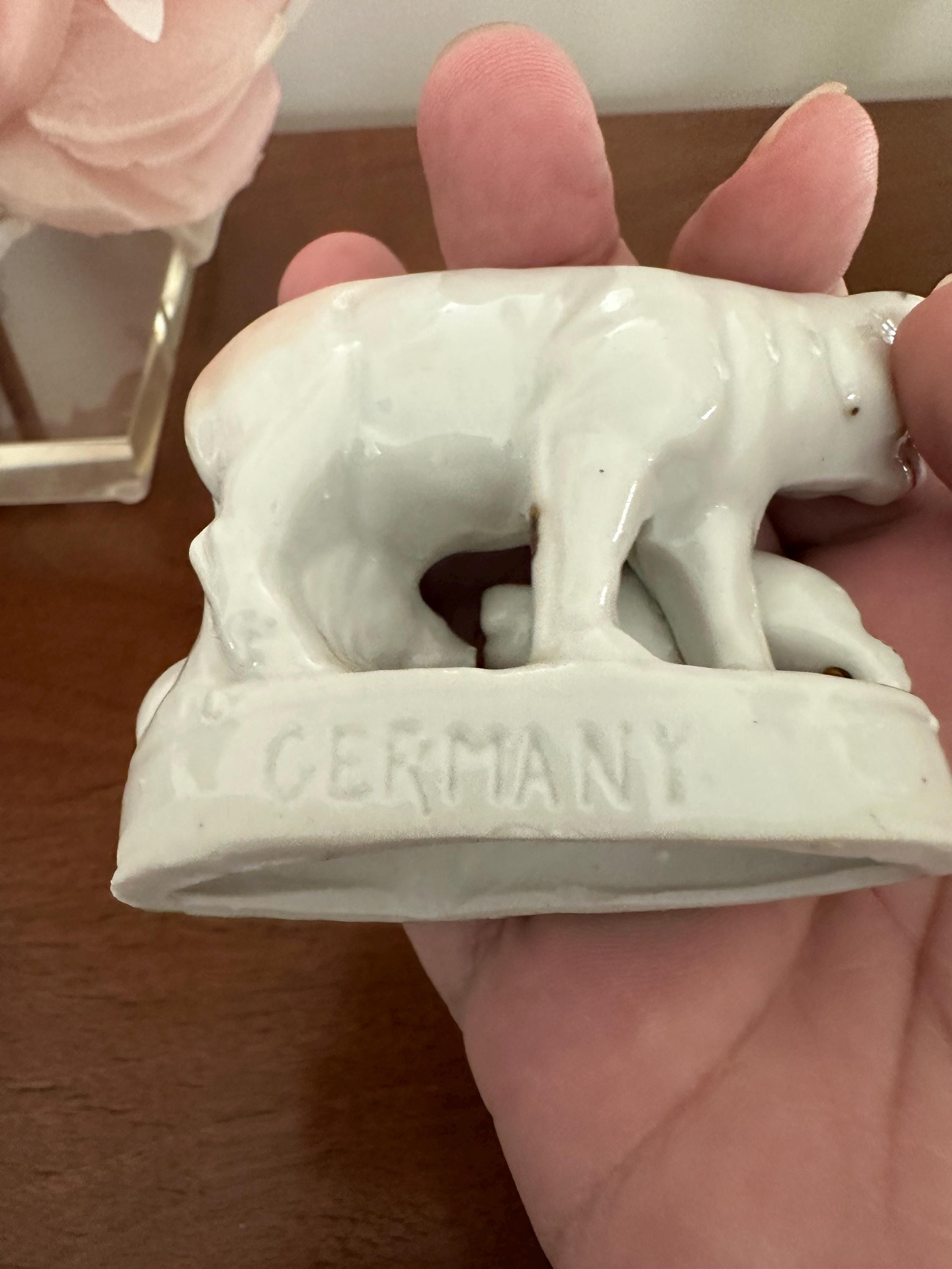 ヴィンテージのドイツ製磁器製豚と子豚の置物 - Etsy 日本