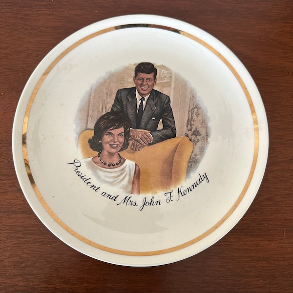 Vintage JFK Plate