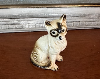 ヴィンテージ陶器製シャム猫の置物 - Etsy 日本