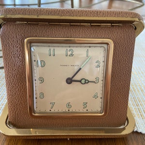 Vintage travel clock