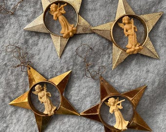 ヴィンテージエンジェルクリスマスオーナメント レトロ MCM 1960年代