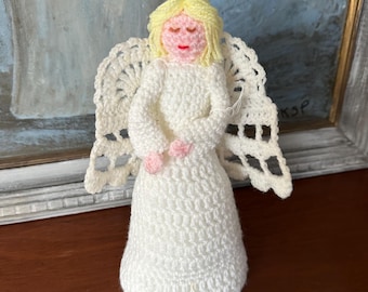 vintage crochet angel