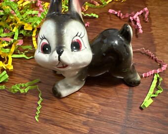 Conejo de Pascua de cerámica vintage