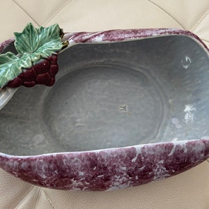 Vintage McCoy grapes bowl/planter