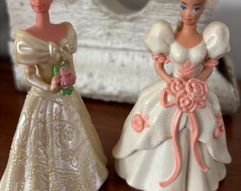 Vintage Barbie McDonald's Happy Meal bride dolls - set of two