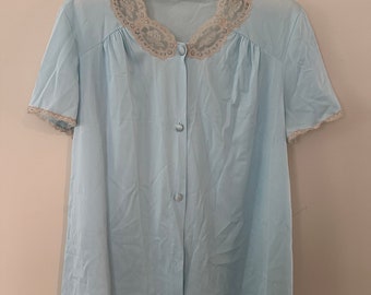 Chaqueta de camisón vintage de Vanity Fair, talla M.