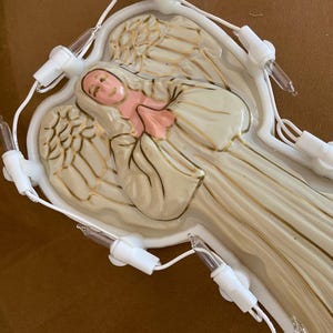 Vintage Lighted Christmas Angel
