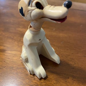 Disney Pluto Vintage JVZ & Co Hard Plastic Nodder