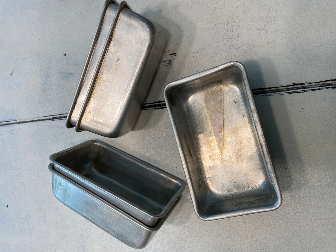 Vintage Mini Aluminum Loaf Pans Etsy