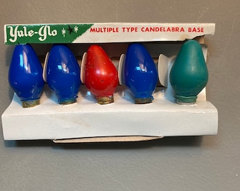 Juego de luces navideñas vintage Yule-Glo