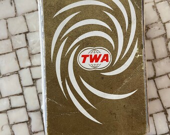 Vintage playing cards -TWA airlines