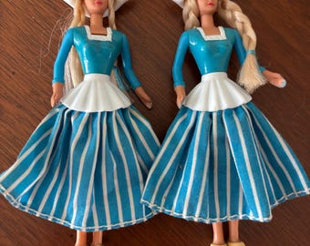 Vintage 1996 Barbie McDonald's Happy Meal Dutch twins