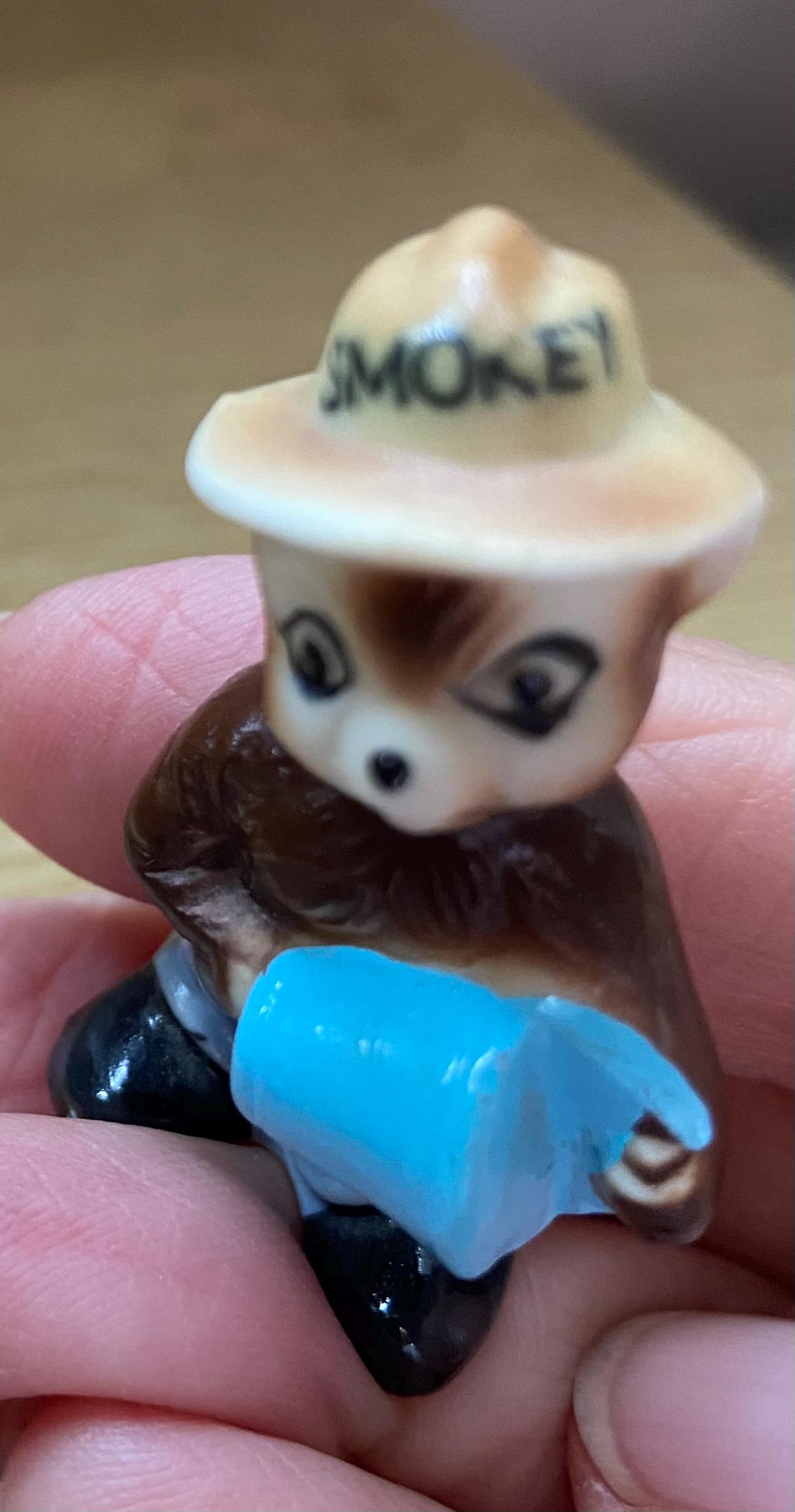 Vintage Smokey the Bear Japan Miniature - Etsy