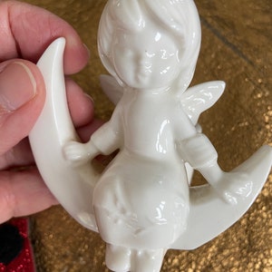 Vintage cccc Japan angel “ over the moon”