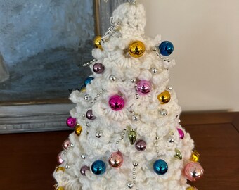 Vintage Crochet Christmas Tree