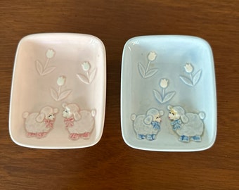 Vintage Japan Ceramic Baby Dish’s