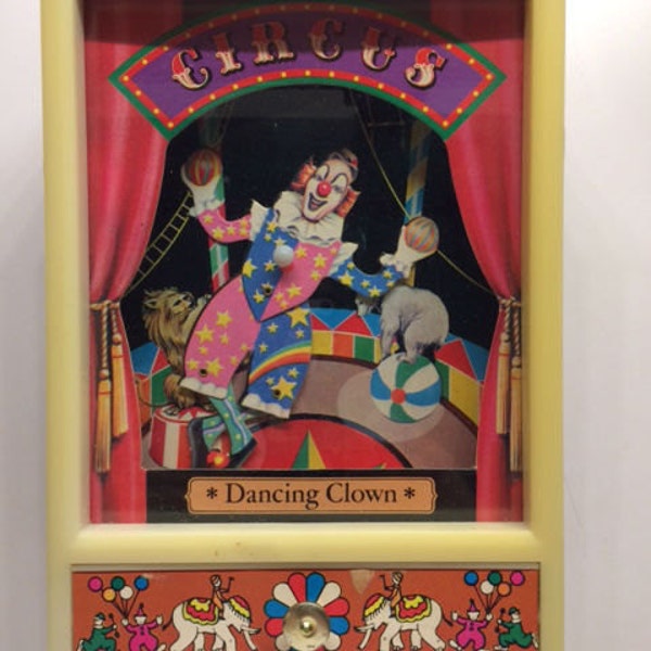 Dancing Clown Circus Music Box