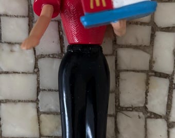 Vintage 1990 Barbie McDonald’s Drive Thru worker doll