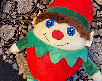 Vintage Toy Plush Elf