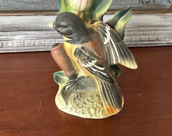 Vintage Ceramic Oriole Bird Figurine