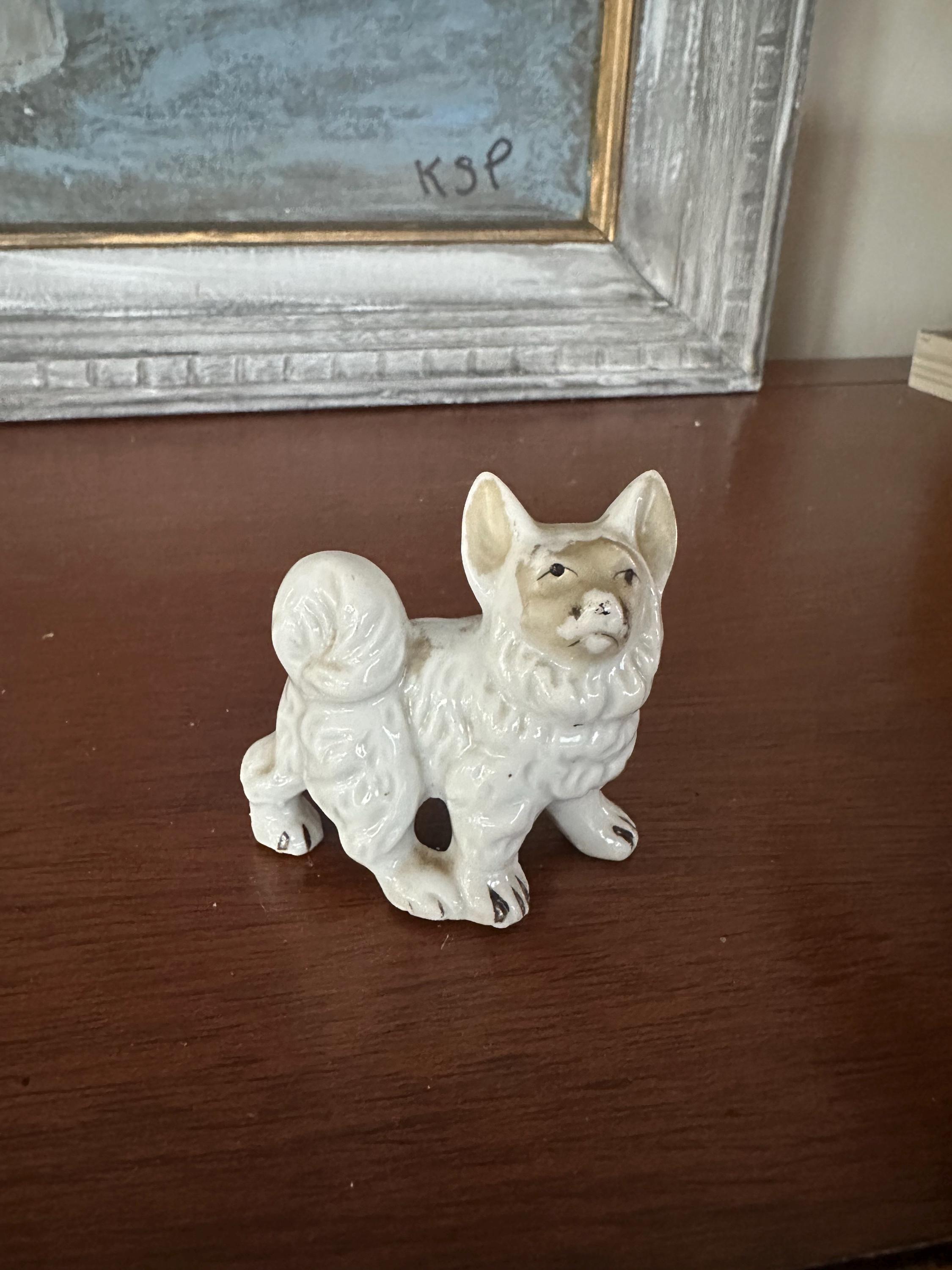 ヴィンテージの陶器製ペキニーズ犬の置物 - Etsy 日本