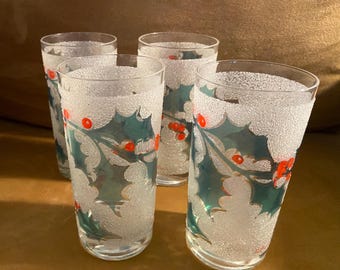 Set of Vintage MCM FredPress Water Glasses