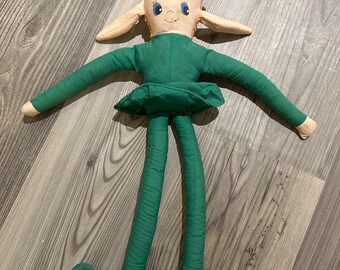 Vintage Tykie Toy Plush Elf