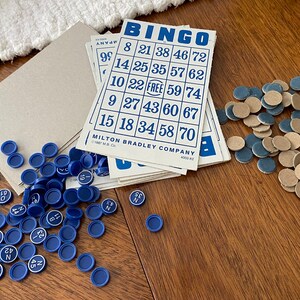 Juego de bingo vintage de Milton Bradley - 1987