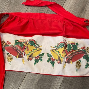 Vintage Christmas apron